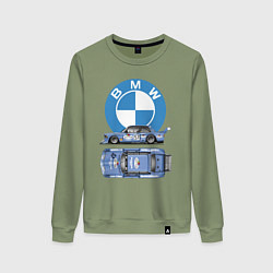 Женский свитшот BMW Motorsport Retro, Germany