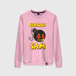 Женский свитшот Serious Sam Bomb Logo