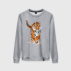 Женский свитшот Властный хозяин джунглей