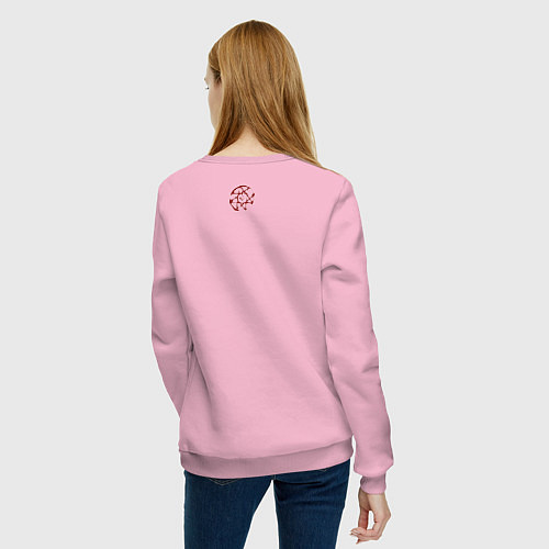 Женский свитшот Алхимик Альфонс / Светло-розовый – фото 4