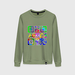 Женский свитшот Color QR