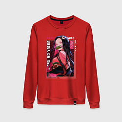 Женский свитшот Незуко Камадо Nezuko Kamado, Клинок, рассекающий д