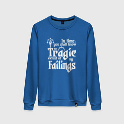 Женский свитшот DARKEST DUNGEON LOGO WHITE