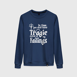 Женский свитшот DARKEST DUNGEON LOGO WHITE