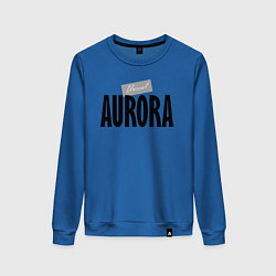 Свитшот хлопковый женский Unreal Aurora, цвет: синий