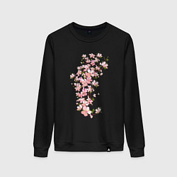 Женский свитшот Весна Цветущая сакура Japan
