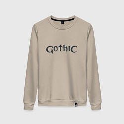 Женский свитшот Gothic logo