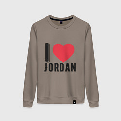 Женский свитшот I Love Jordan