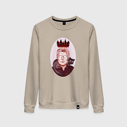 Женский свитшот Король ужасов СТИВЕН КИНГ