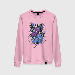 Свитшот хлопковый женский Хорнет, цвет: светло-розовый