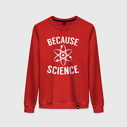 Свитшот хлопковый женский Atomic Heart: Because Science, цвет: красный