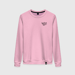 Женский свитшот Noize mc нойз мс logo