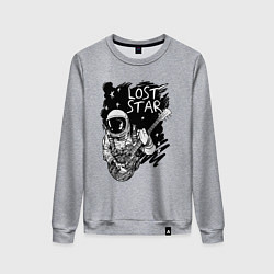 Женский свитшот Lost stars Space music