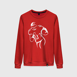 Женский свитшот Игрок в американский футбол