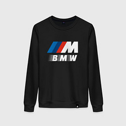 Свитшот хлопковый женский BMW BMW FS, цвет: черный