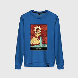 Женский свитшот Звезда карта Таро The Star Tarot Card