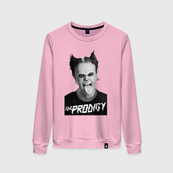 Свитшот хлопковый женский The Prodigy - firestarter, цвет: светло-розовый