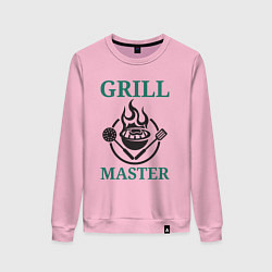 Женский свитшот Гриль мастер текст Grill master