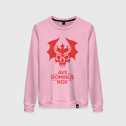 Женский свитшот Ave Dominus Nox клич повелителей ночи