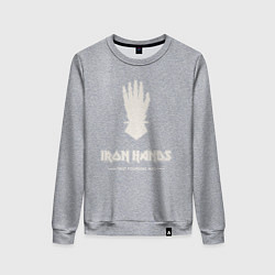 Женский свитшот Железные руки лого винтаж