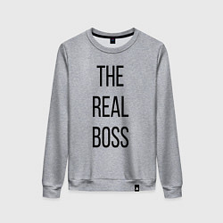 Женский свитшот The real boss!