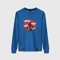 Женский свитшот НИНДЗЯ С КОТИКОМ