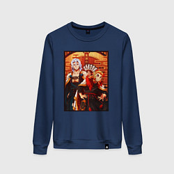 Женский свитшот Тенген и Ренгоку красивые - Клинок рассекающий дем