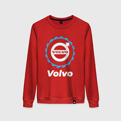 Свитшот хлопковый женский Volvo в стиле Top Gear, цвет: красный