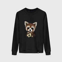 Женский свитшот Футбол - Красная Панда