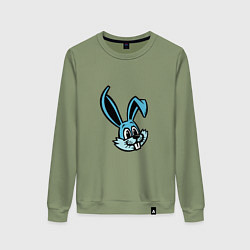 Свитшот хлопковый женский Blue Bunny, цвет: авокадо