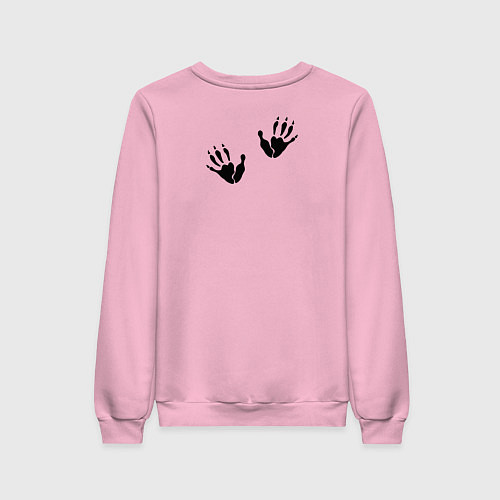 Женский свитшот Удивлённый опоссум / Светло-розовый – фото 2