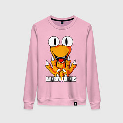 Женский свитшот Радужные друзья - Оранжевый