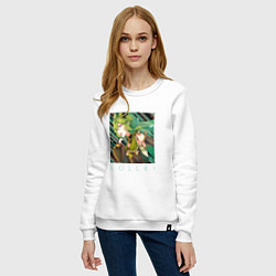 Свитшот хлопковый женский Коллеи Стажёр Лесного дозора, цвет: белый — фото 2