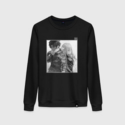 Свитшот хлопковый женский Владилена и Синъэй - 86, цвет: черный