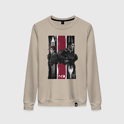 Женский свитшот Mass Effect N7 - Shepard