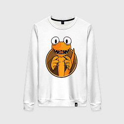 Женский свитшот Радужные друзья: Оранжевый