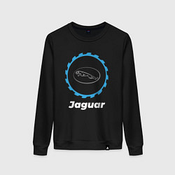 Свитшот хлопковый женский Jaguar в стиле Top Gear, цвет: черный