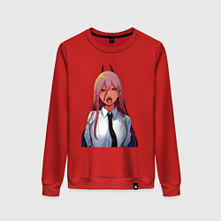 Женский свитшот Это же Пауэр - Человек бензопила