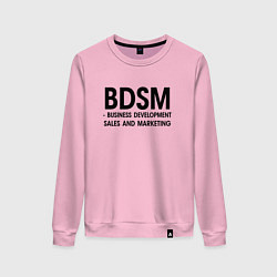 Женский свитшот Business Development Sales & Marketing