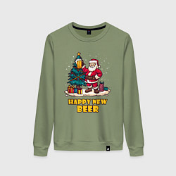 Женский свитшот Новогоднее пиво