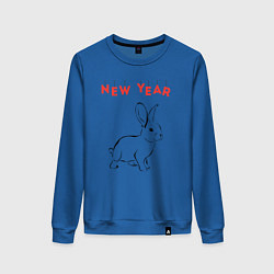 Женский свитшот New year rabbit