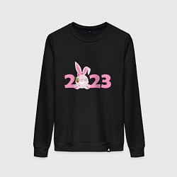 Женский свитшот Розовый кролик 2023