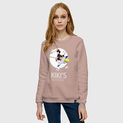 Свитшот хлопковый женский Kiki and Jiji, цвет: пыльно-розовый — фото 2