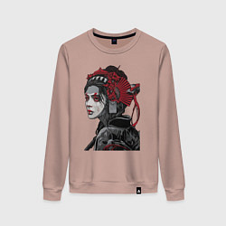 Женский свитшот Sad samurai