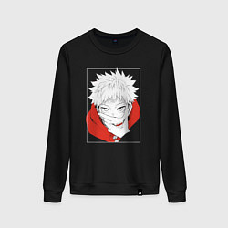 Женский свитшот Улыбка Юдзи Итадори
