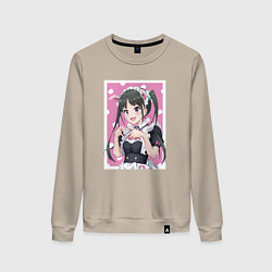 Женский свитшот Юмэти - Война горничных Акибы