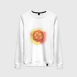 Женский свитшот Огненная мандала силы