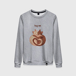 Женский свитшот Кошачья близость