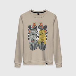 Женский свитшот Львиная защита