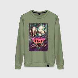 Женский свитшот Duft Punk get lucky